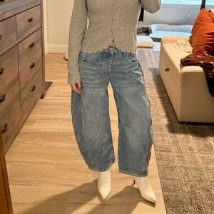 We The Free Barrel Blue Jeans 25 Short